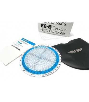 Circular flight calculator ASA-E6B-CIRC aeronautical rule