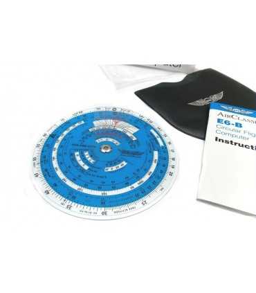 Circular flight calculator ASA-E6B-CIRC aeronautical rule