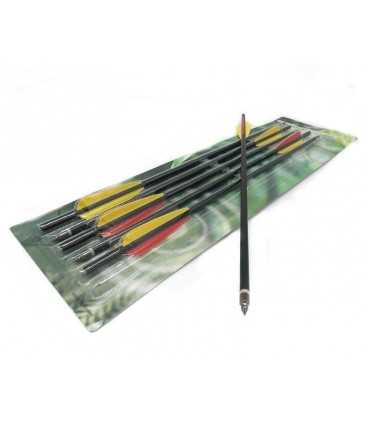 53 cm black aluminum arrow for rifle crossbow