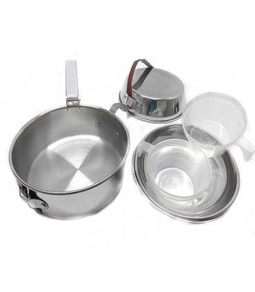 Gavetta FERRINO DUO in alluminio popote 78024V con accessori