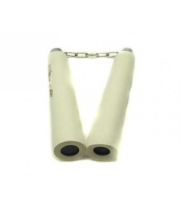 Rubber nunchaku 802-W with chain