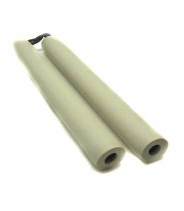 Rubber nunchaku with rope connecter 801-W
