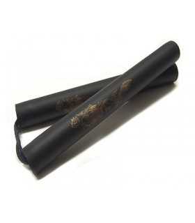 Rubber nunchaku with rope connecter 801-B