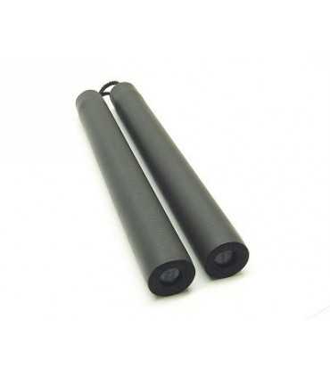 Rubber nunchaku with rope connecter 801-B