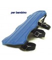 Parabraccio EXE vinile corto azzurro per junior