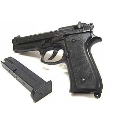 BRUNI BLACK 92 BLANK TOP FIRING GUN caliber 8 mm