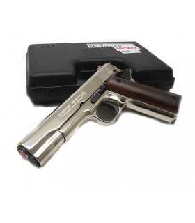 Pistola Bruni a salve automatic 96 calibro 8 mm nichelata Top Firing