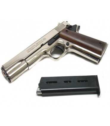 Pistola Bruni a salve automatic 96 calibro 8 mm nichelata Top Firing