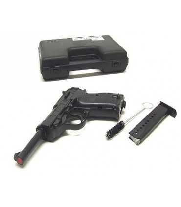 BRUNI BLACK P38 BLANK TOP FIRING GUN