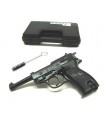 BRUNI BLACK P38 BLANK TOP FIRING GUN