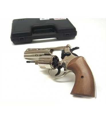 BRUNI NIKEL MAGNUM BLANK TOP FIRING REVOLVER
