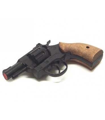 BRUNI WOODEN 6 MM BLANK TOP FIRING REVOLVER
