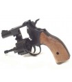 Revolver Bruni a salve Olympic 6 mm con guancette in legno Top Firing