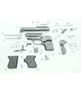 Ricambi in kit per pistola a salve 315 Bruni calibro 8 mm