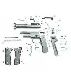 Spare parts for gun shot 92 caliber Bruni kit 8 mm