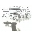 Spares for Gun Kit blanks Bruni P4 caliber 8 mm