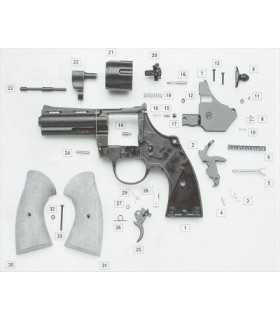 Parts kits for Revolver blanks Bruni Magnum caliber 380