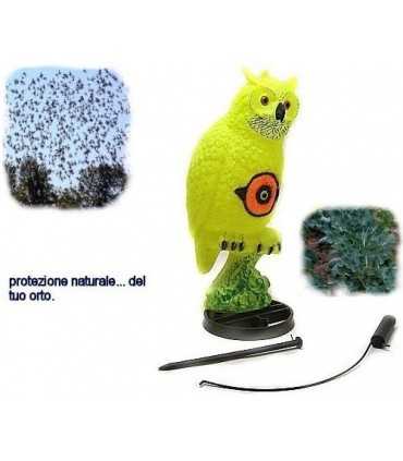 Scaccia uccelli Sport Plast gufo giallo con accessori allontana uccelli
