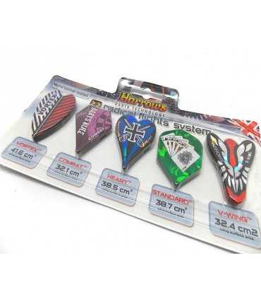 SET OF 5 HARROWS FLIGHTS