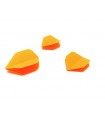 HARROWS SET OF 3 LONGLIFE DART FLIGHTS YELLOW