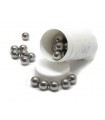 Sfere biglie acciaio diametro 10,5 mm per fionda