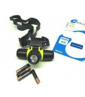 Torcia Favour per sub 200 lumen in abs resistente all'acqua