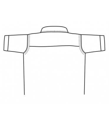 Light blue, white, black, blue, summer shirt, short sleeve with poket NO IRONING half sleeves