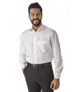 Light blue, white, black, blue, summer shirt, long sleeve uniform with pocket NO IRONING