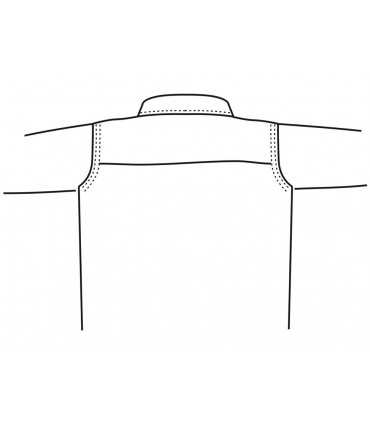 Light blue, white, black, blue, summer shirt, long sleeve uniform with pocket NO IRONING
