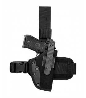 PA2 - Fondina cosciale tactical in cordura con sgancio rapido