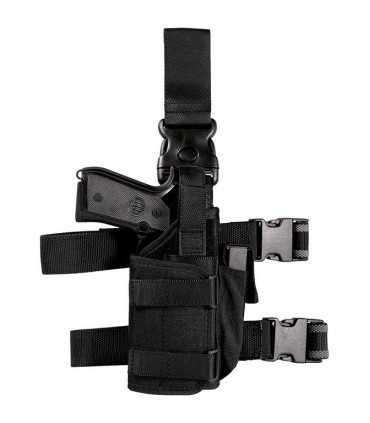 PA280 - Fondina cosciale tactical per armi con torcia tattica e/o laser