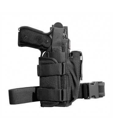 PA280 - Fondina cosciale tactical per armi con torcia tattica e/o laser