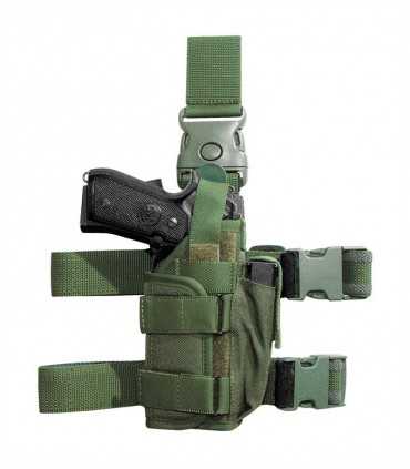 PA280 - Fondina cosciale tactical per armi con torcia tattica e/o laser