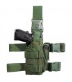 PA280 - Adjustable tactical thigh holster for pistol with flashlight or laser