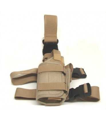 PA280 - Fondina cosciale tactical per armi con torcia tattica e/o laser