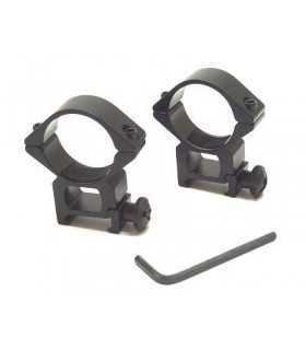 Weaver rail 30 mm scope tube rings match mount (2 pieces)