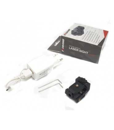 TacBand laser for weaver base with rechargeable battery