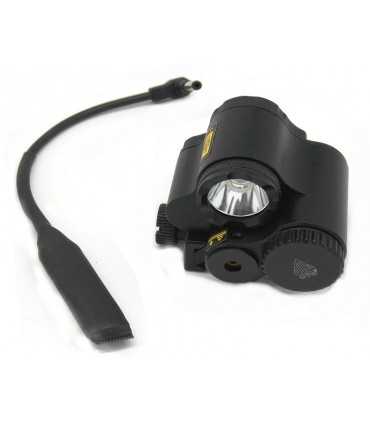 UTG torch led 120 lumens with laser
