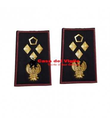 NUOVI Gradi SOVRINTENDENTE CAPO COORDINATORE Polizia di Stato Tubolari plastificati Grado Ordine pubblico