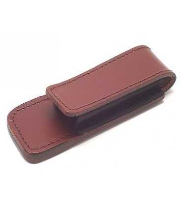 1P05 - Open leather magazine case