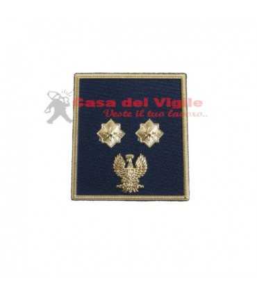 NUOVI Gradi OP Velcro VICE COMMISSARIO Polizia di Stato Tubolari plastificati Grado Ordine pubblico