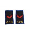 Tubolari ricamati Grado AGENTE SCELTO Guardie Giurate GPG vigilanza