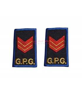 Tubolari ricamati Grado APPUNTATO SCELTO Guardie Giurate GPG vigilanza