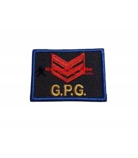 Grado a velcro OP ricamato APPUNTATO Guardie Giurate GPG vigilanza Ordine Pubblico