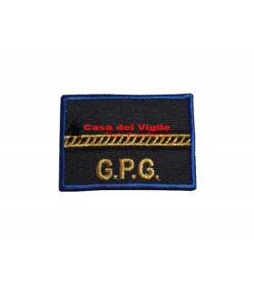 Grado a velcro OP ricamato MARESCIALLO Guardie Giurate GPG vigilanza Ordine Pubblico