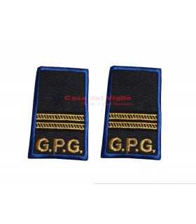 Tubolari ricamati Grado MARESCIALLO ORDINARIO Guardie Giurate GPG vigilanza