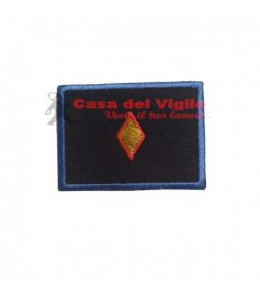 Grado a velcro OP un rombo bordato di rosso Polizia Locale Municipale Guardie Giurate Ordine Pubblico