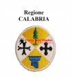 Tondone da braccio Regione Calabria ricamato con Velcro