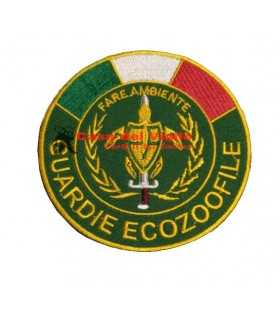 Tondone da braccio Guardie Ecozoofile FareAmbiente ricamato con Velcro