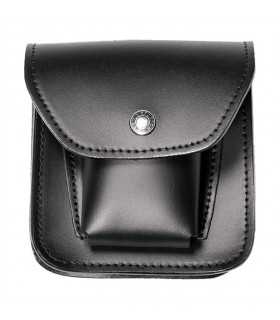 1P24 - Porta manette più tasca generica da cintura cinturone in pelle